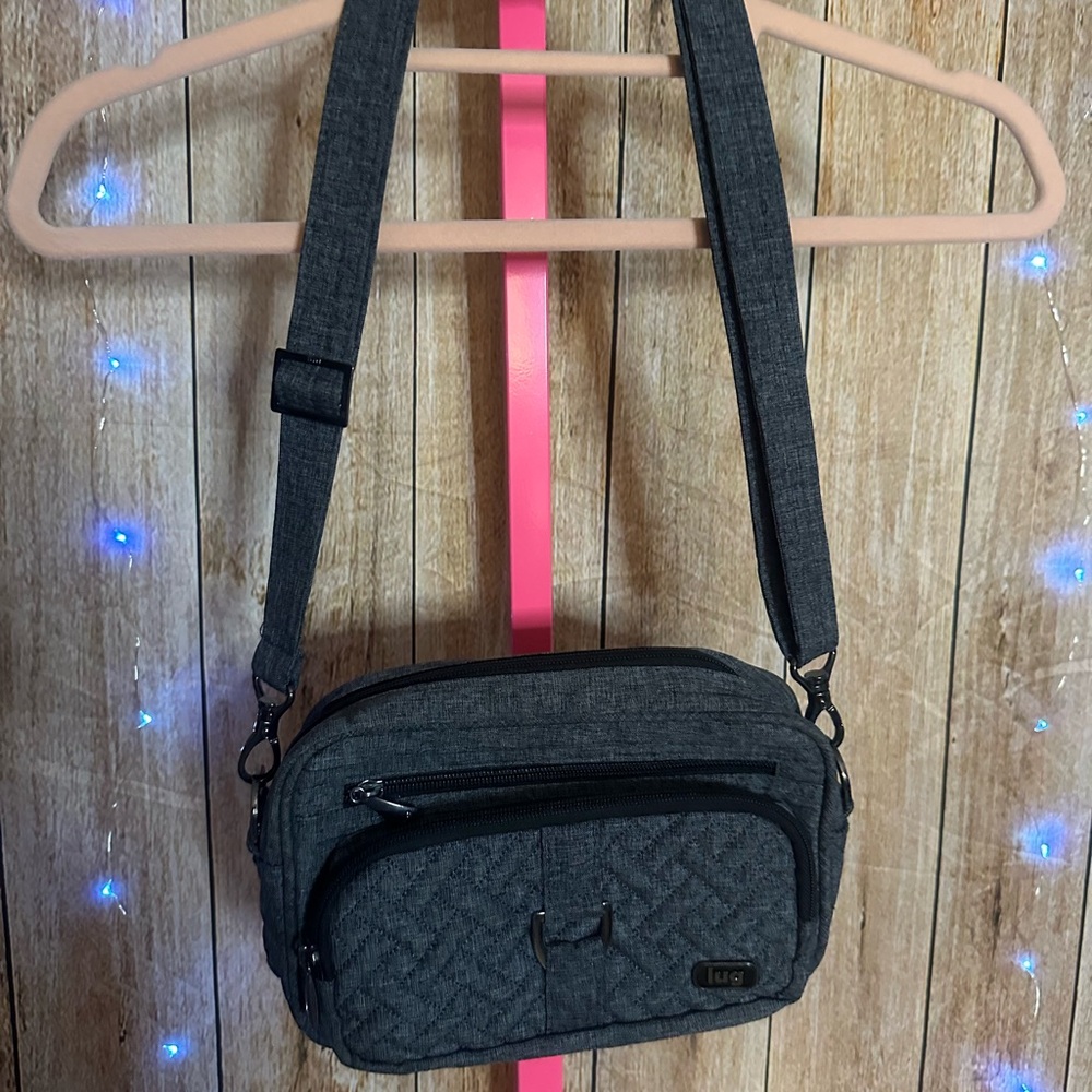 Lug Charcoal Messenger Bag